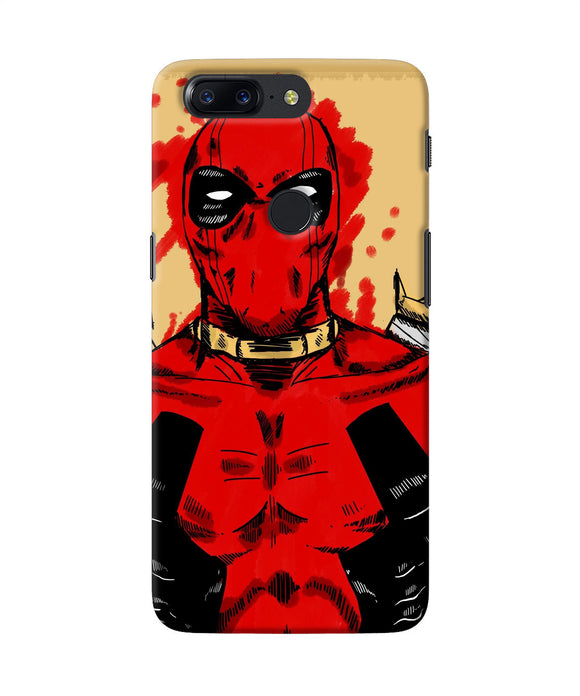 Blooded Deadpool Oneplus 5t Back Cover