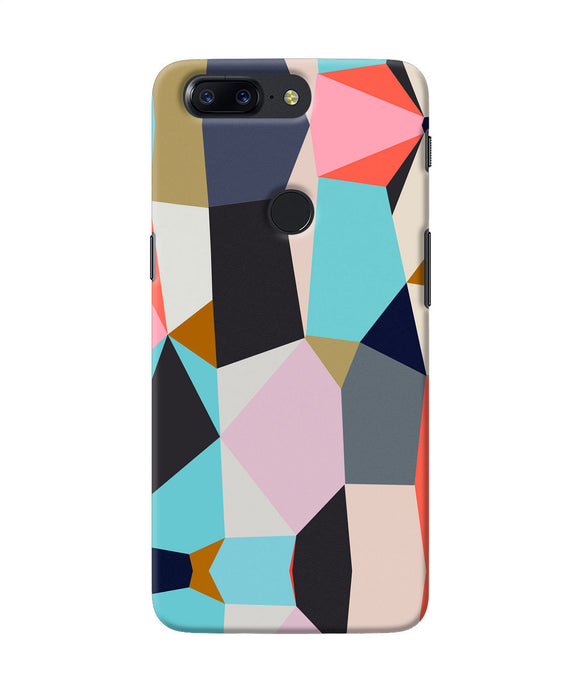 Abstract Colorful Shapes Oneplus 5t Back Cover