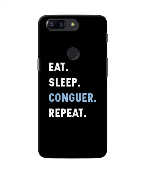 Eat Sleep Quote Oneplus 5t Back Cover