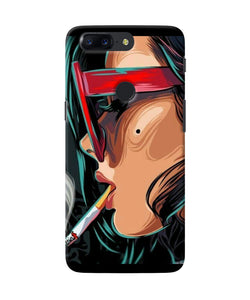 Smoking Girl Oneplus 5t Back Cover