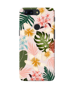 Leaf Print Oneplus 5t Back Cover