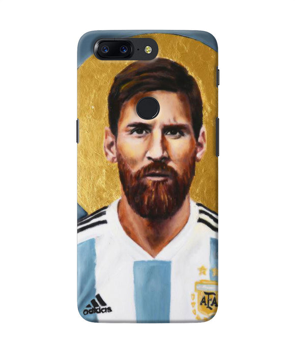 Messi Face Oneplus 5t Back Cover