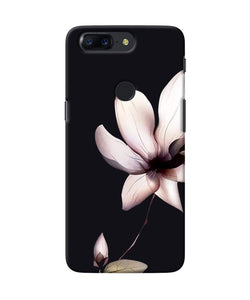 Flower White Oneplus 5t Back Cover