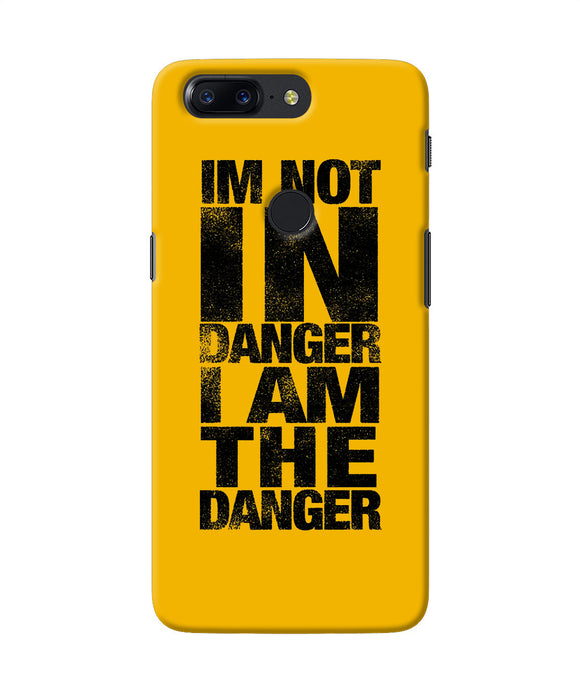 Im Not In Danger Quote Oneplus 5t Back Cover