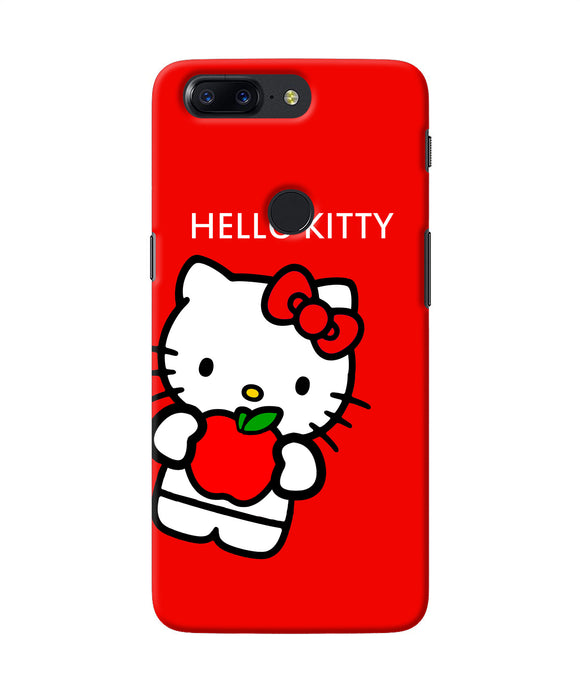 Hello Kitty Red Oneplus 5t Back Cover