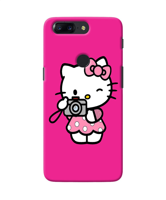 Hello Kitty Cam Pink Oneplus 5t Back Cover