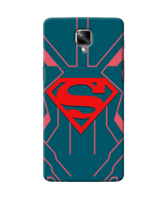 Superman Techno Oneplus 3/3T Real 4D Back Cover