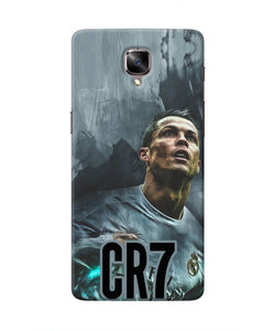 Christiano Ronaldo Grey Oneplus 3/3T Real 4D Back Cover