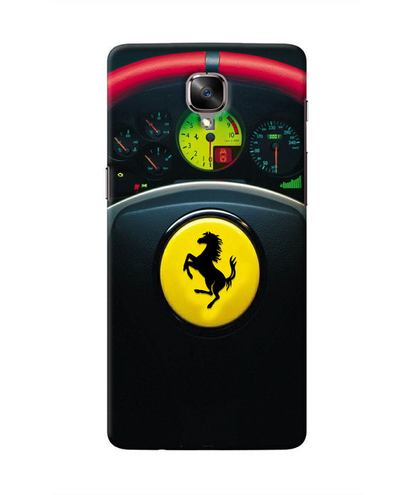 Ferrari Steeriing Wheel Oneplus 3/3T Real 4D Back Cover