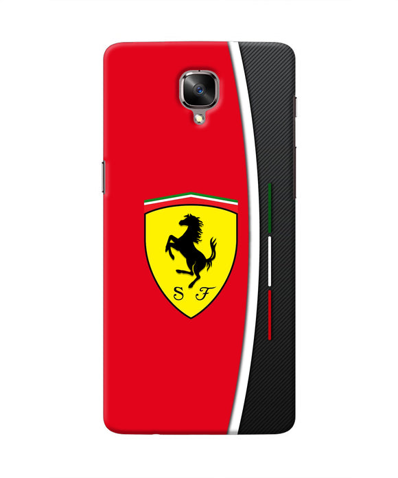 Ferrari Abstract Maroon Oneplus 3/3T Real 4D Back Cover