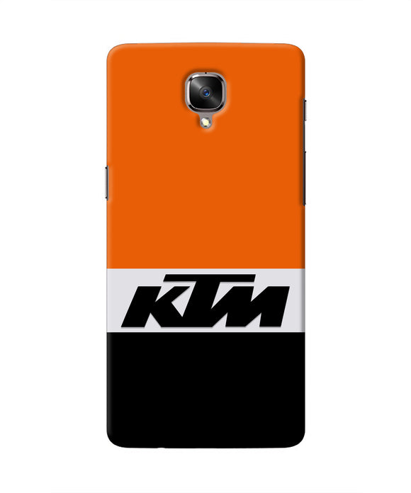 KTM Colorblock Oneplus 3/3T Real 4D Back Cover