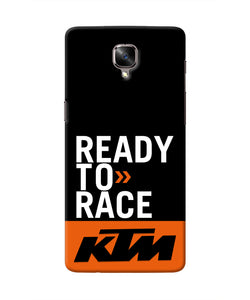 KTM Ready To Race Oneplus 3/3T Real 4D Back Cover