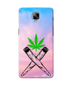 Weed Dreamy Oneplus 3/3T Real 4D Back Cover