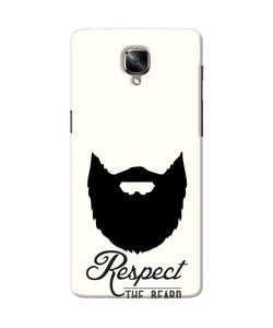 Respect the Beard Oneplus 3/3T Real 4D Back Cover