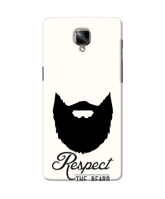 Respect the Beard Oneplus 3/3T Real 4D Back Cover