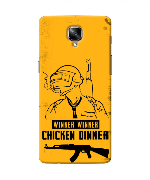 PUBG Chicken Dinner Oneplus 3/3T Real 4D Back Cover