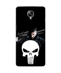 Punisher Character Oneplus 3/3T Real 4D Back Cover