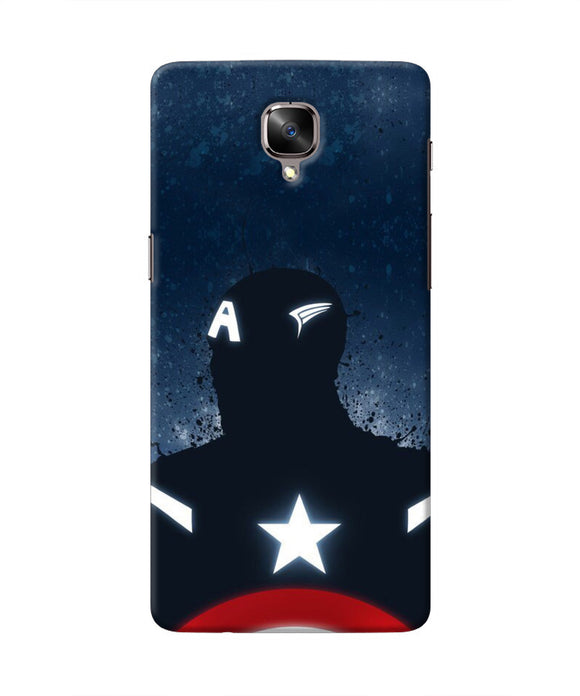 Captain america Shield Oneplus 3/3T Real 4D Back Cover