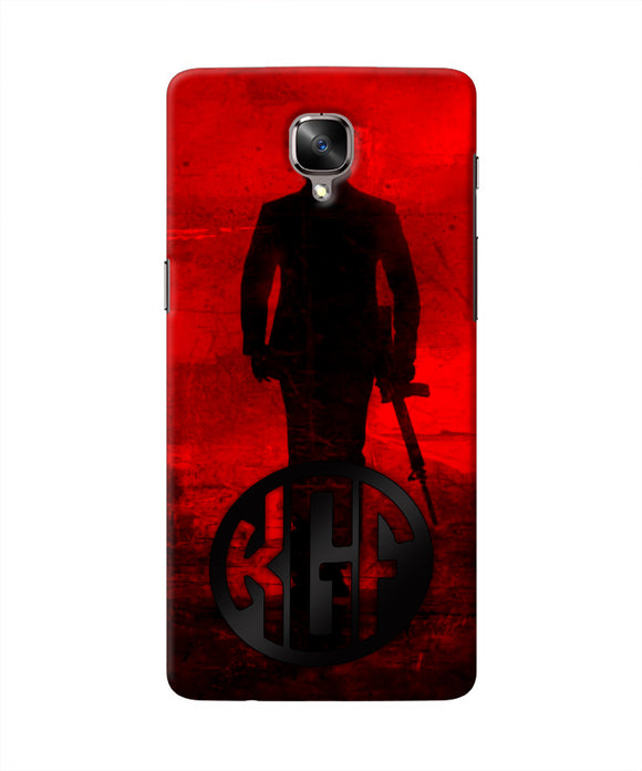 Rocky Bhai K G F Chapter 2 Logo Oneplus 3/3T Real 4D Back Cover