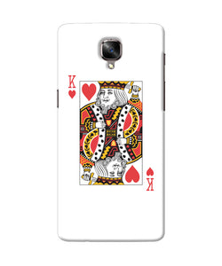 Heart King Card Oneplus 3 / 3t Back Cover