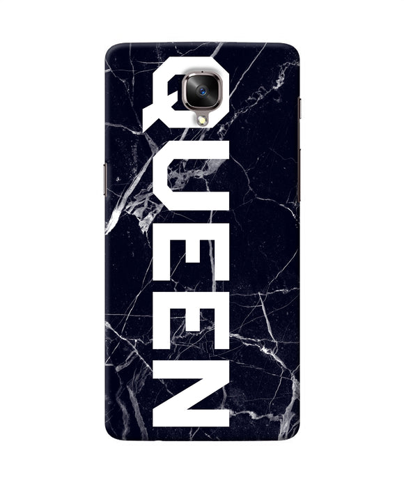 Queen Marble Text Oneplus 3 / 3t Back Cover