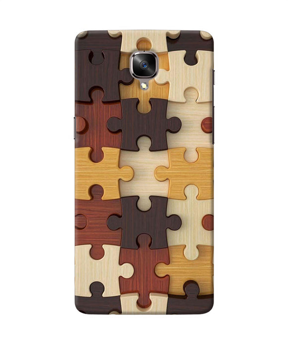 Wooden Puzzle Oneplus 3 / 3t Back Cover