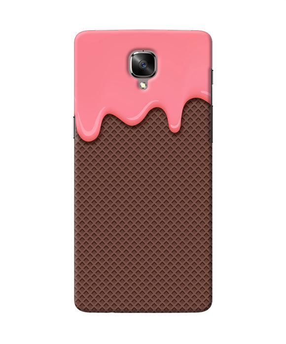 Waffle Cream Biscuit Oneplus 3 / 3t Back Cover