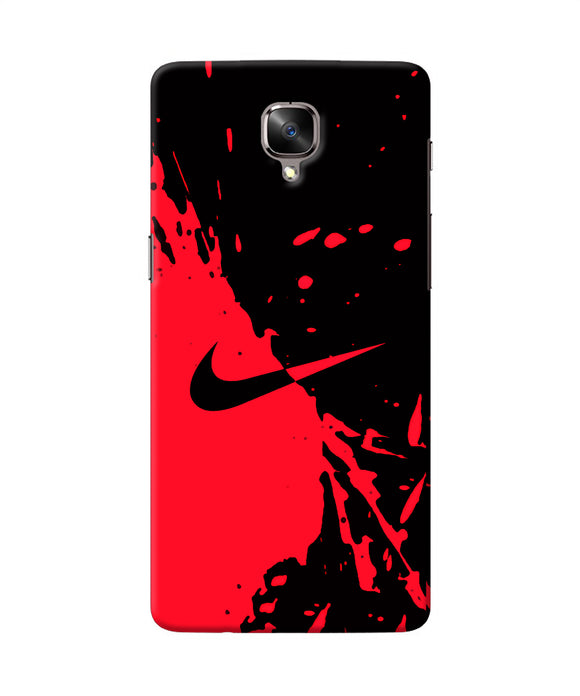 Nike Red Black Poster Oneplus 3 / 3t Back Cover