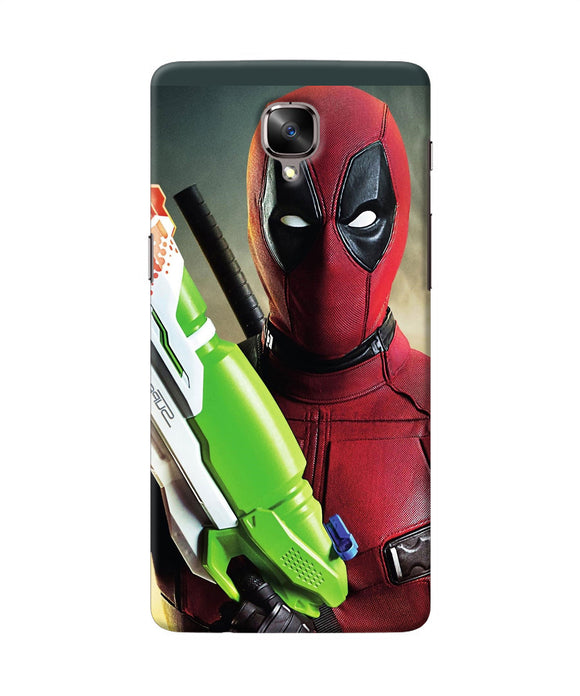 Deadpool Funny Gun Oneplus 3 / 3t Back Cover