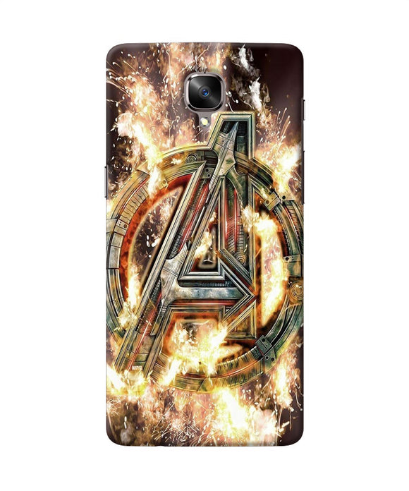 Avengers Burning Logo Oneplus 3 / 3t Back Cover