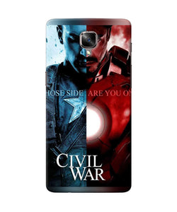 Civil War Oneplus 3 / 3t Back Cover