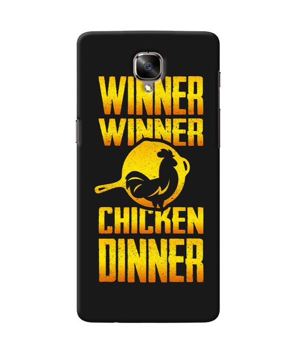 Pubg Chicken Dinner Oneplus 3 / 3t Back Cover