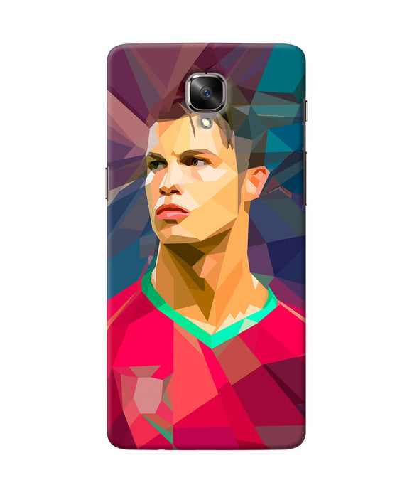 Abstract Ronaldo Oneplus 3 / 3t Back Cover