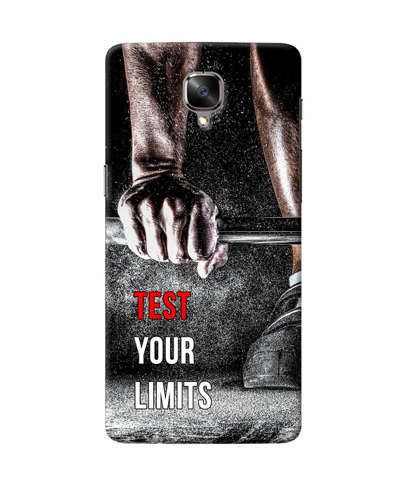 Test Your Limit Quote Oneplus 3 / 3t Back Cover