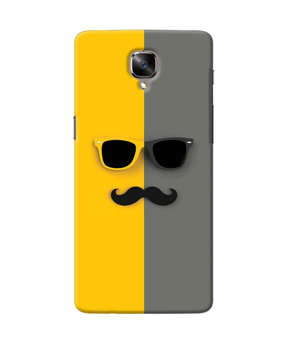 Mustache Glass Oneplus 3 / 3t Back Cover