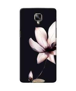 Flower White Oneplus 3 / 3t Back Cover