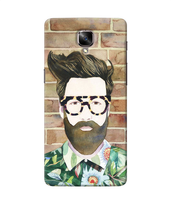 Beard Man With Glass Oneplus 3 / 3t Back Cover