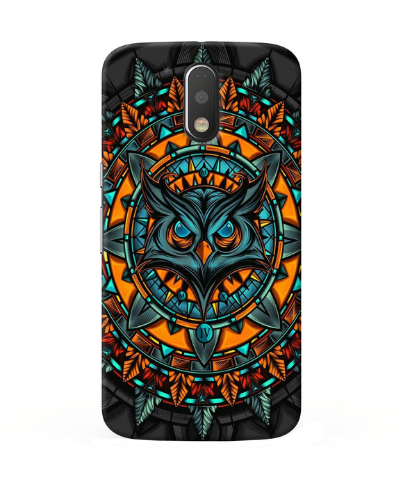 Angry Owl Art Moto G4 / G4 Plus Back Cover