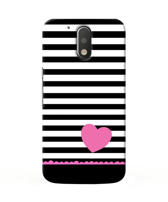 Abstract Heart Moto G4 / G4 Plus Back Cover