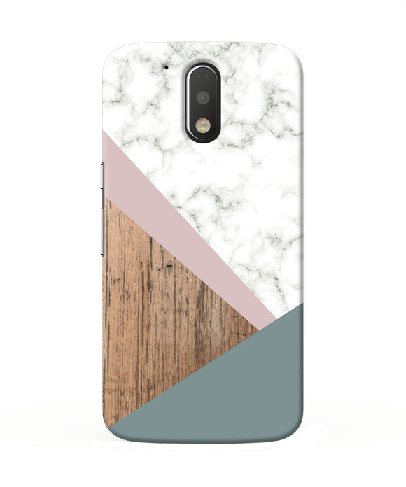 Marble Wood Abstract Moto G4 / G4 Plus Back Cover