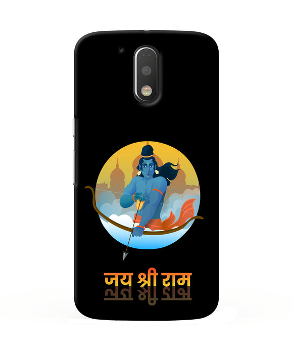 Black Jay Shree Ram Moto G4 / G4 Plus Back Cover