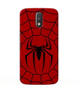 Spiderman Web Moto G4/G4 plus Real 4D Back Cover