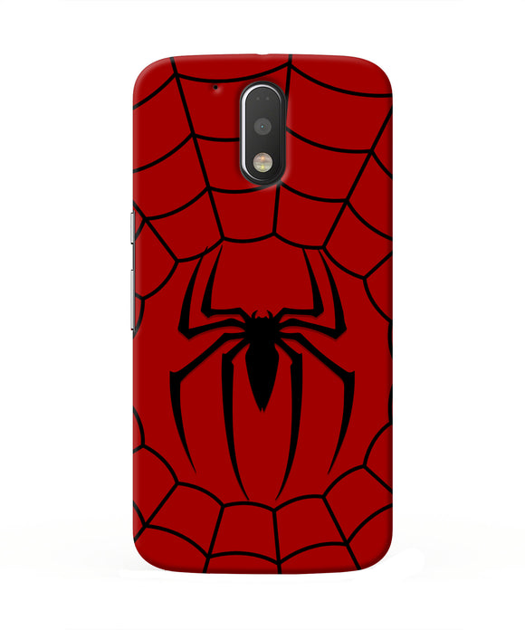 Spiderman Web Moto G4/G4 plus Real 4D Back Cover