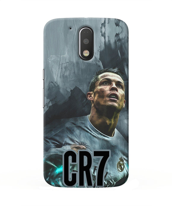 Christiano Ronaldo Grey Moto G4/G4 plus Real 4D Back Cover