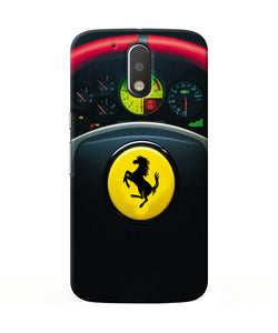 Ferrari Steeriing Wheel Moto G4/G4 plus Real 4D Back Cover