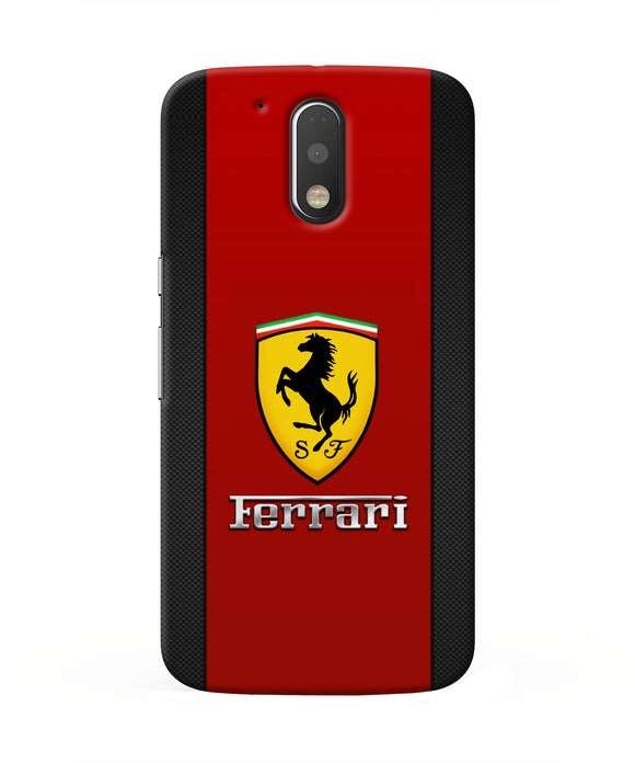 Ferrari Abstract Red Moto G4/G4 plus Real 4D Back Cover