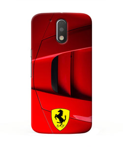 Ferrari Car Moto G4/G4 plus Real 4D Back Cover