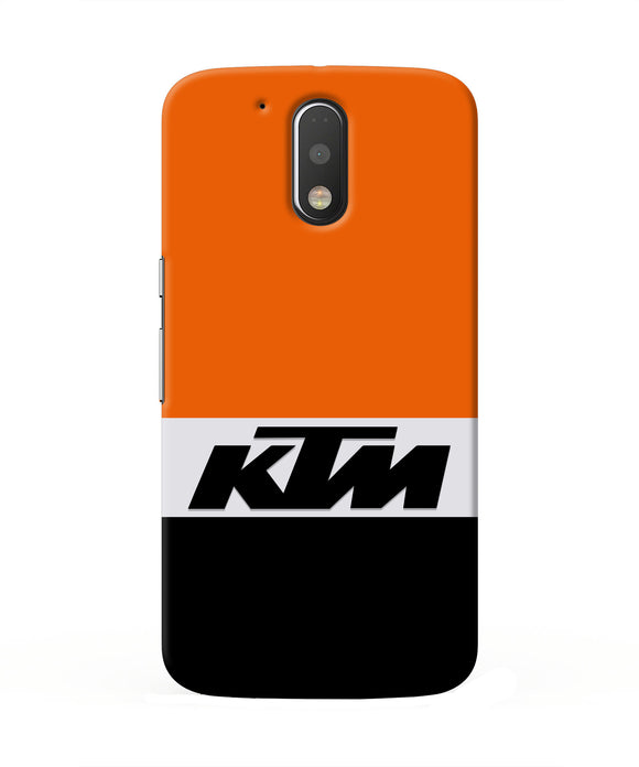 KTM Colorblock Moto G4/G4 plus Real 4D Back Cover