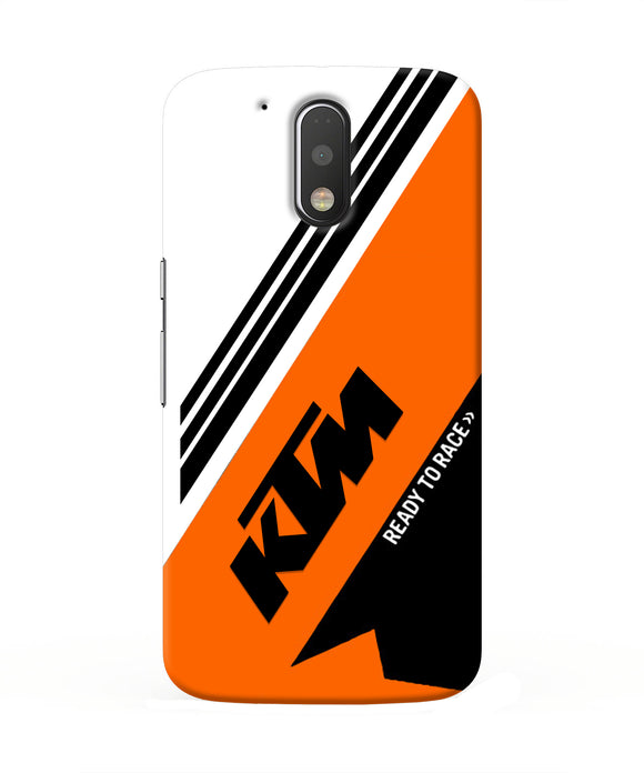 KTM Abstract Moto G4/G4 plus Real 4D Back Cover