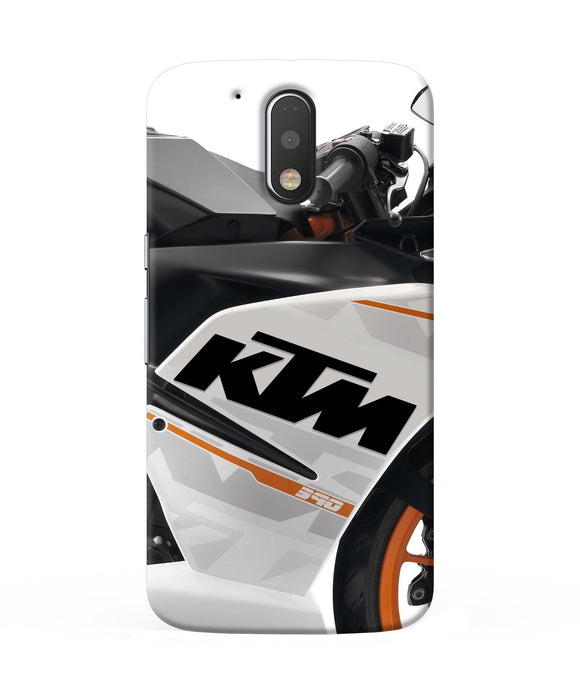 KTM Bike Moto G4/G4 plus Real 4D Back Cover